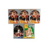 5 1990 NBA Hoops Cards