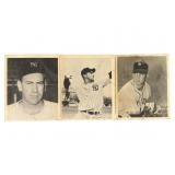 1948 Bowman Baseball Cards #22, #33, #34