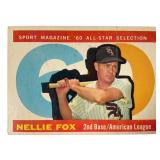 1960 Topps #555 Nellie Fox Baseball Card