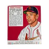 1952 Red Man NL #23 Eddie Stanky Card