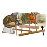 Vintage Paper Advertising Fans