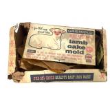 Griswold Cast Iron Lamb Cake Mold w/ Box