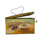 Winner Cut Plug Tin With Hinge Lid