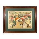 Framed Print The Luncheon