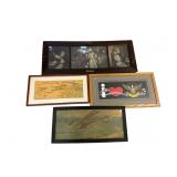 Four Framed Illustrations