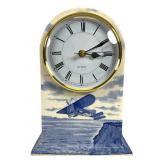Porcelain Clock with Bleriot 25 Design
