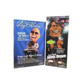 Ray Charles & James Brown Singing Figures