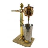 Antique Hamilton Beach Brass & Copper Milkshake Ma