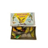 Boxed Set of Feathered Decorative Birds