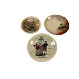 3 Sporting Theme Plates