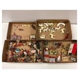 Figures, Buildings, And Animals