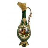 Majolica Pitcher with Fruit Motif