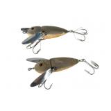 2 Heddon Musky Crawlers, Grey Mouse