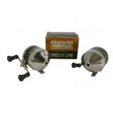 2 Zebco Omega One Reels