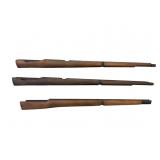 Three Military Rifle Forend Stocks
