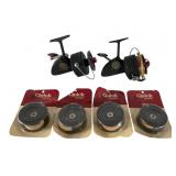 2 DAM Quick 550 Reels with 4 Spools