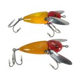 Two Heddon Musky Crazy Crawler Lures