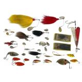 Spinnerbait and Spoon Lure Grouping