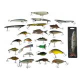 Grouping of 25 Fishing Lures