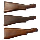 3 British Enfield No. 4 Buttstocks