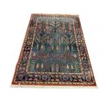 Belgian Hand-Tied Area Rug, 6ï¿½7ï¿½ï¿½ x 4ï¿½6ï¿½ï¿½