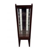 Modern Revolving Display Case with Plastic Sides