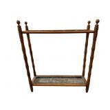 Antique Oak Umbrella/Cane Stand