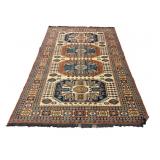 Hand-Knotted Rug, Possibly Afghan