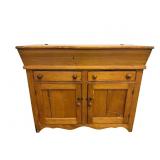 Primitive Pine Dry Sink Cabinet