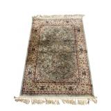 Belgium-Made Area Rug with Fringe