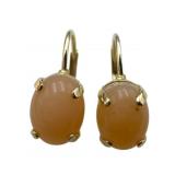 14K Peruvian Opal Drop Earrings