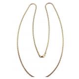 18k Birdcage Link Gold Chain