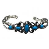 Carolyn Pollack Relios 925 Turquoise Cuff