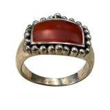 925 Carnelian Ring, Size 9
