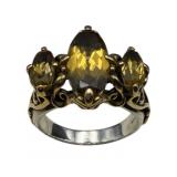 Carolyn Pollack Sterling Citrine Ring