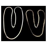 2 Milor 925 Silver Necklaces