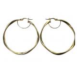 Milor 14K Large Hoop Earrings