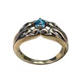 Carolyn Pollack Relios 925 Blue Topaz Ring