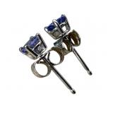 14k Tanzanite Stud Earrings