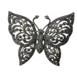 925 Marcasite Butterfly Brooch