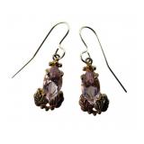 10k Black Hills Gold Kunzite Earrings