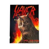 Slayer Concert Poster by Ron Ransom