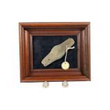 Framed Northeast Gorget Slate Artifact