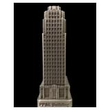 Pewter Replica of PPL Building, 5 Inches