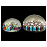 Millefiori Glass Paperweights