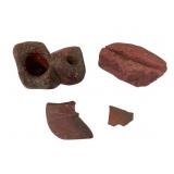 Four Redstone Artifact Fragments with Tool Marks