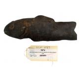 Pre-Columbian Stone Fish Effigy Pipe