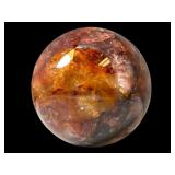 Hematoid Fire Quartz Sphere, 2 Inches