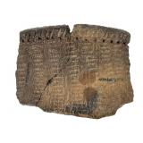 Fragment of Incised Clay Tablet or Artifact