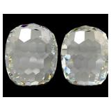 2 Swarovski Crystal Paperweights